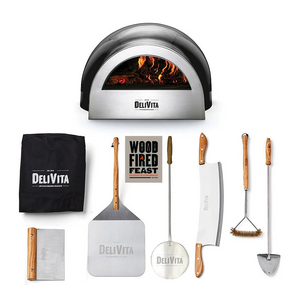 DeliVita Wood-Fired Pizza Oven - Very Black | Pizzaiolo Collection-Pizza Oven-DeliVita NZ