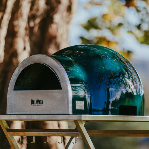 DeliVita Wood-Fired Pizza Oven Emerald Fire Wood Fired Chefs