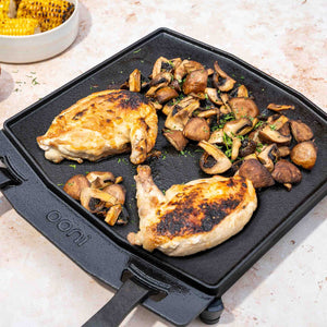 Ooni Dual Sided Grizzler Plate-Griddles, Skillets & Sizzler Pans-Ooni NZ