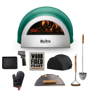 DeliVita Wood-Fired Pizza Oven - Emerald Fire | Wood Fired Chefs Collection-Pizza Oven-DeliVita NZ