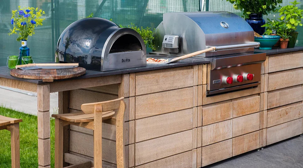 DeliVita Wood-Fired Pizza Oven - Very Black | Pizzaiolo Collection-Pizza Oven-DeliVita NZ