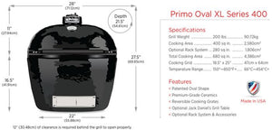 Primo Oval XL400 Built In Pizza Oven-Pizza Oven-Primo Grills NZ