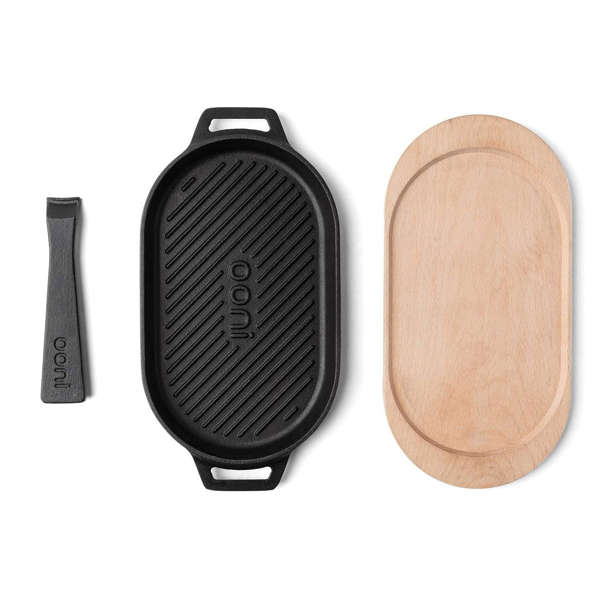 Ooni Cast Iron Grizzler Pan-Griddles, Skillets & Sizzler Pans-Ooni NZ